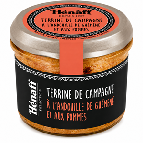 Henaff Landterrine mit Andouille de Guémené und Äpfeln